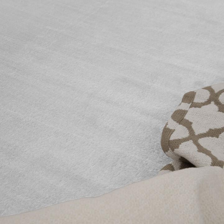 Produktbild TT Home Wohnzimmer Kurzflor Einfarbig Modernes Design Waschbar (220 x 160 cm)
