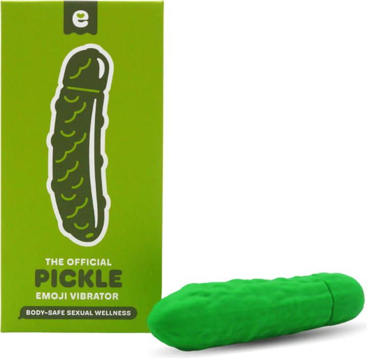 Actual product image Emojibator Vibrator Pickle