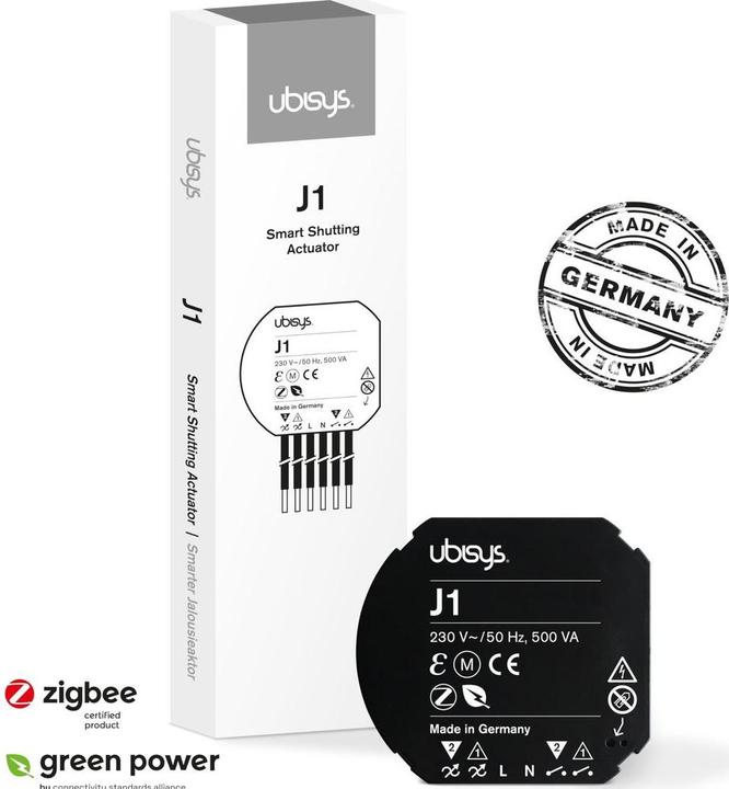 Produktbild Ubisys Jalousiesteuerung J1 UP, ZigBee 3.0 (Rolladenaktor)
