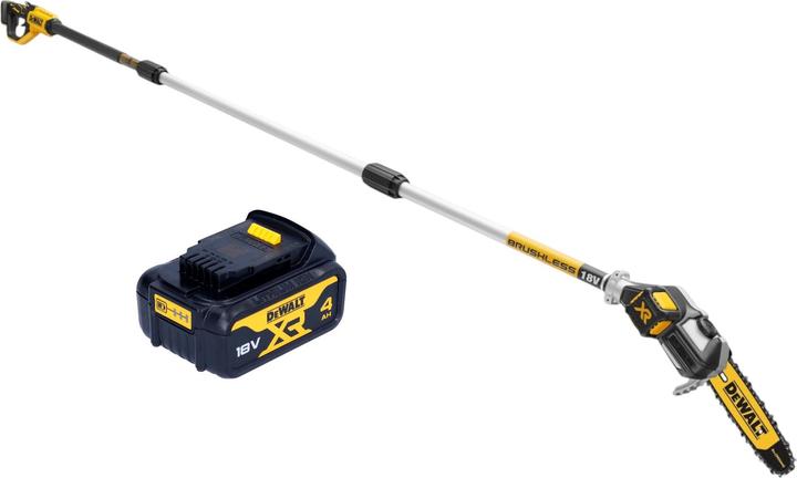 Actual product image DeWalt DCMPS 567 N cordless pruner 18 V brushless + 1x battery 4.0 Ah - without charger (Battery chain saw)