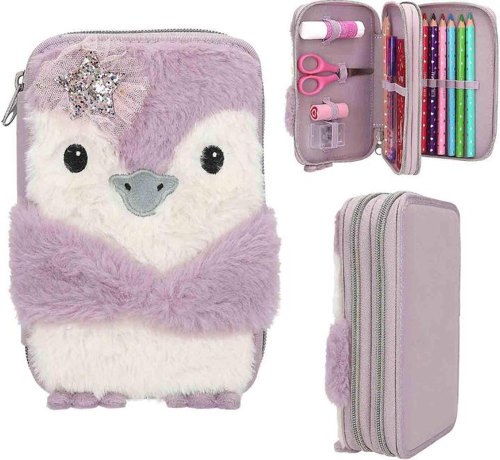 Actual product image Princess Mimi Double Pencil Case PENGUIN ( 0413158 )