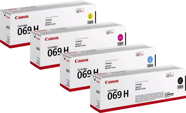 Immagine prodotto Canon Original CRG 069H SET Multipack / Set mit allen vier Farben (M, C, Y, FC)