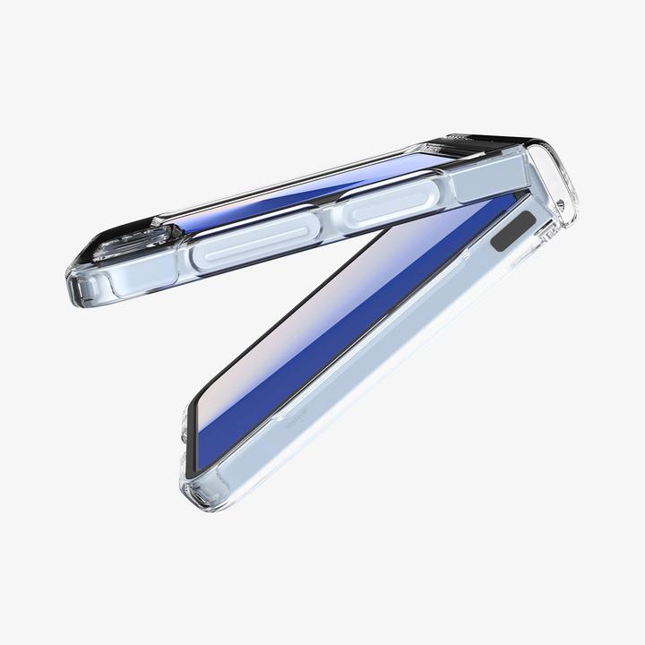 Actual product image Spigen Ultra Hybrid Pro (MagFit) Galaxy Z Flip 6 Case Clear White (Samsung Galaxy Z Flip6, Samsung Galaxy Z Flip7 FE)