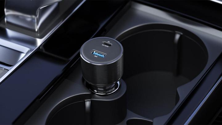 Image du produit Alogic Périphérique de positionnement voiture 100W USB-C+USB-A +USB-C vers câble USB-A
