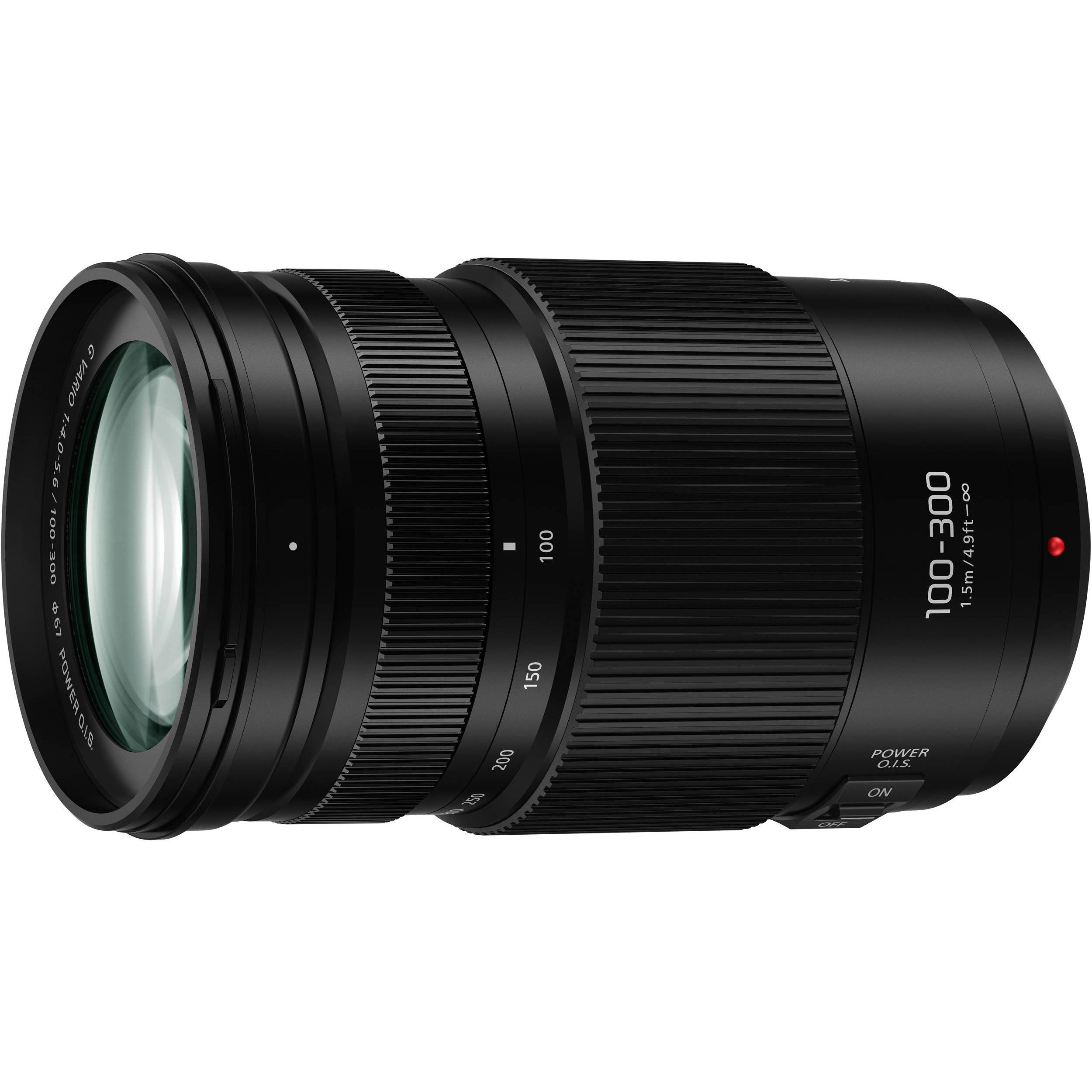 Panasonic Lumix G Vario 100-300mm F4.0-5.6 II (Micro Four Thirds, Micro Four Thirds), Objektiv, Schw