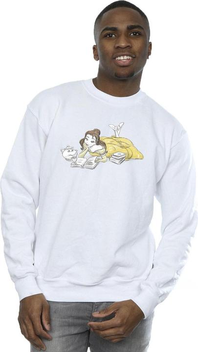 Produktbild Disney Schöne und das Biest Belle Lesen Baumwolle Sweatshirt (S)