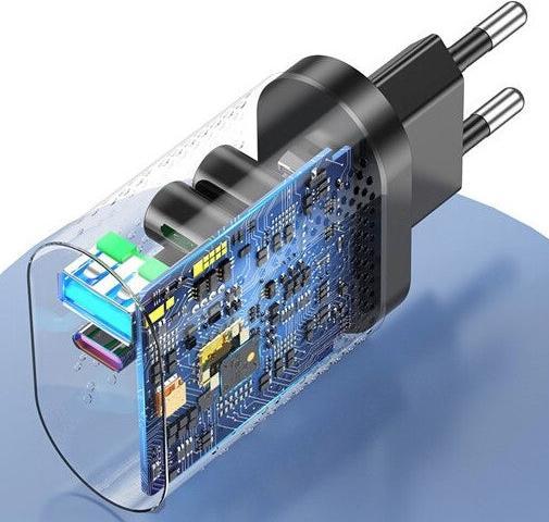 Immagine prodotto Hermex Caricatore rapido 65W USB Type-C USB3.0 UE Plug Tecnologia GaN (65 W)