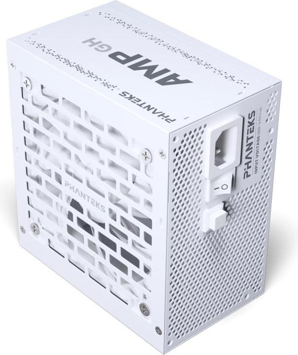 Image du produit Phanteks AMP GH 1000W 80 PLUS Platinum Alimentation, PCIe 5.1, ATX 3.1 - 1000 Watt, blanc (1000 W)
