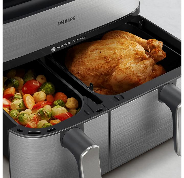Image du produit Philips Steam Airfryer Dual Basket NA555/09