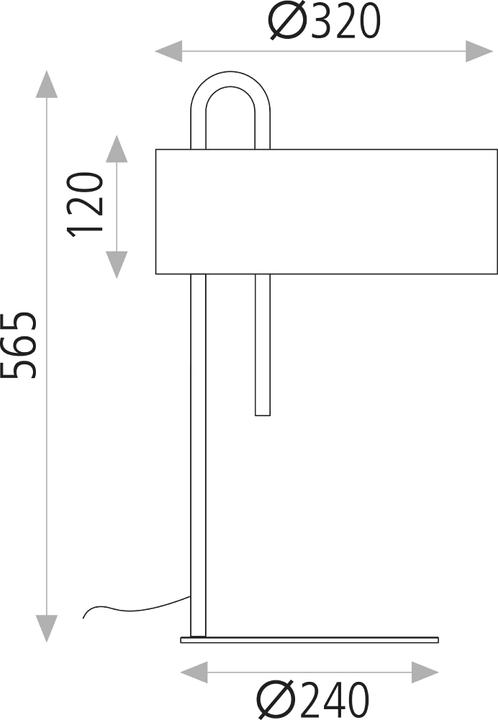 Produktbild ACB Iluminacion ACB Tischleuchte Clip (E27)