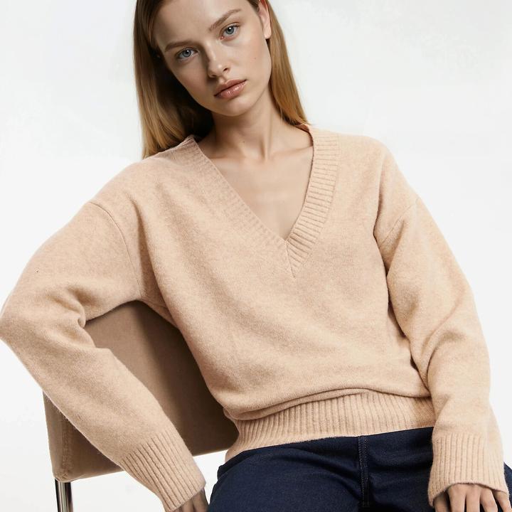 Immagine prodotto La Redoute Collections Top con scollo a V (L)