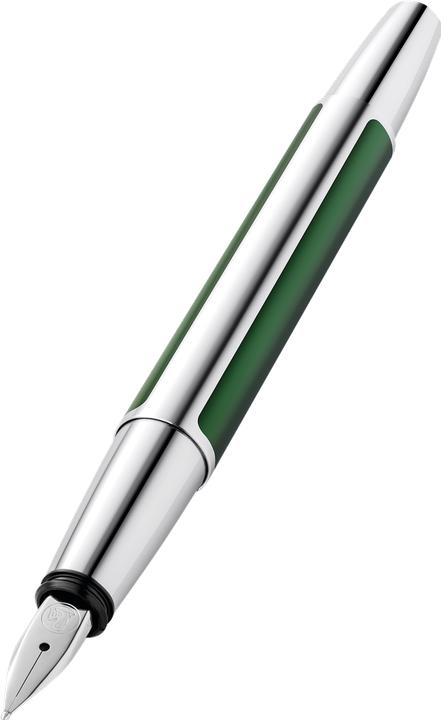 Produktbild Pelikan Füllhalter PURA P40 Waldgrün M Geschenkbox (Waldgrün-Silber, 1 x)