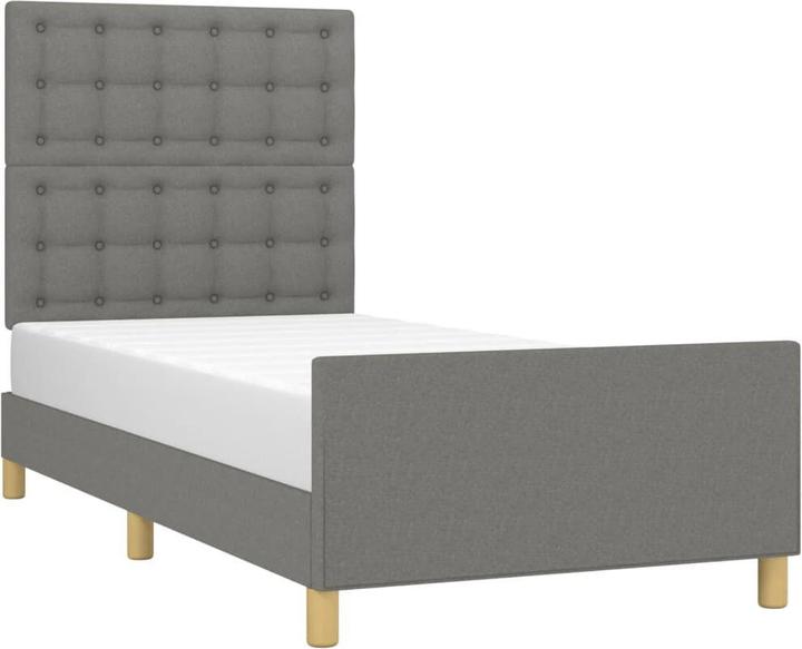 Image du produit vidaXL Bettgestell mit Kopfteil (90 x 190 cm)