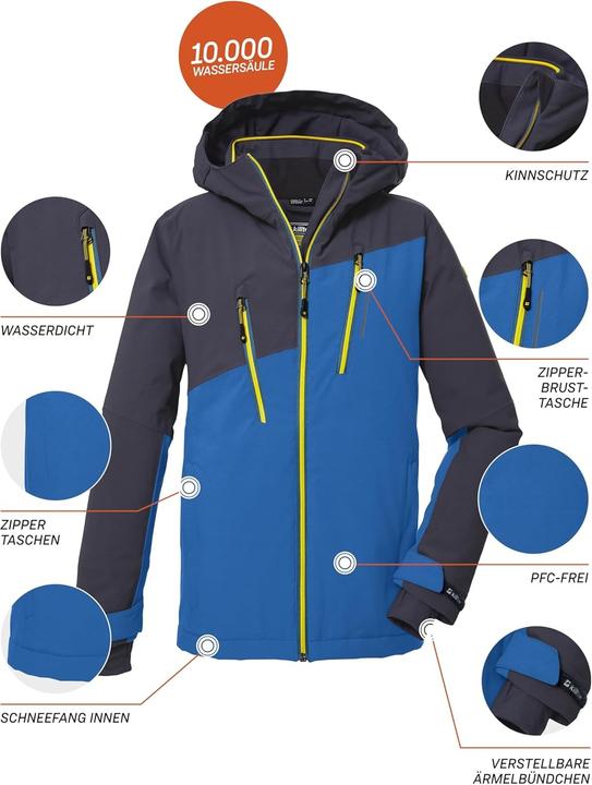 Produktbild Killtec Giacca da Sci con Cappuccio e Paraneve (140)