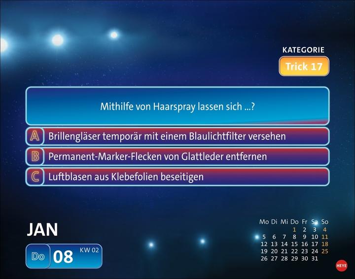 Immagine prodotto Wer weiss denn sowas? Tagesabreisskalender 2026 (14 x 11 cm, Nessuna rilegatura, Tedesco)