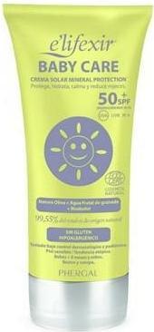 Image du produit Phergal Crema Solar Mineral Protection Spf50 100ml Baby Care E lifexir r (Crème solaire, SPF 50, 100 ml, 140 g)