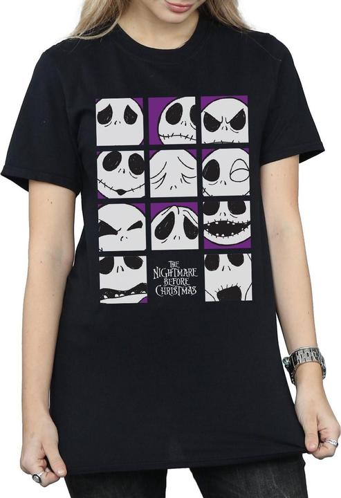 Produktbild Disney Nightmare Before Christmas Many Faces Of Jack Squares TShirt (XL)