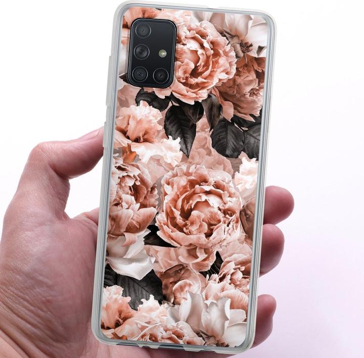 Produktbild DeinDesign Silikon Hülle für Samsung Galaxy A71 Handyhülle Case Smartphone Schutzhülle Blume Rose Vintage (Samsung Galaxy A71)
