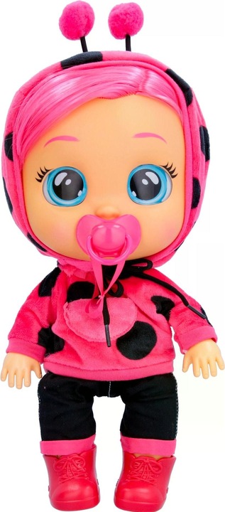 Image du produit Magni BABIES Dressy Lady, la coccinelle poupée interactive Play & Function, les vraies larmes