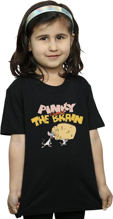 Produktbild Universal Textiles Pinky And The Brain Cheese Head TShirt Mädchen (140, 146)