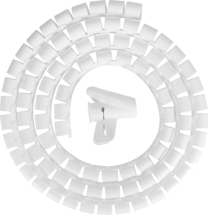 Produktbild Neomounts Kabelspirale 1-3 Kabel weiss/universal/15mm Durchmesser (Kabelspiralschlauch, 200 cm)