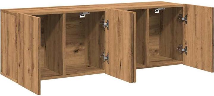 Actual product image vidaXL TV wall units 2 pcs. (30 x 30 x 41 cm)