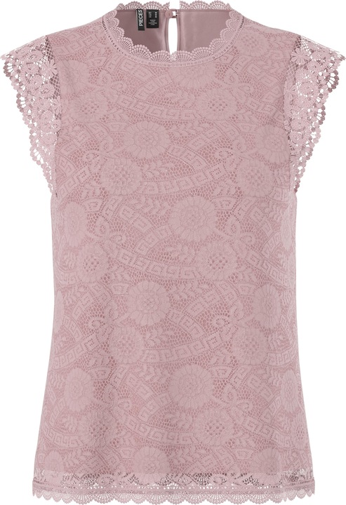 Pieces Pcolline Sl Lace Top Noos
