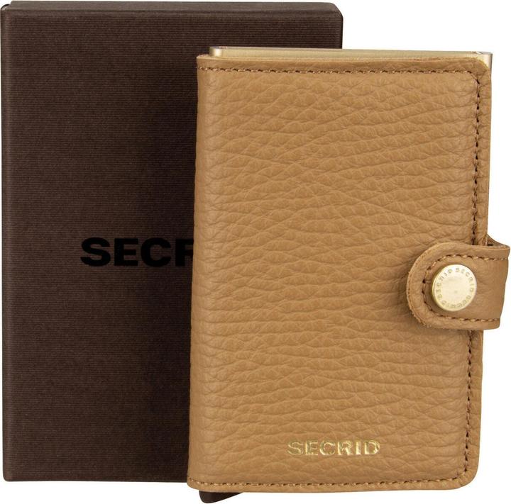 Actual product image Secrid Mini wallet PEBBLE MINI cappuccino