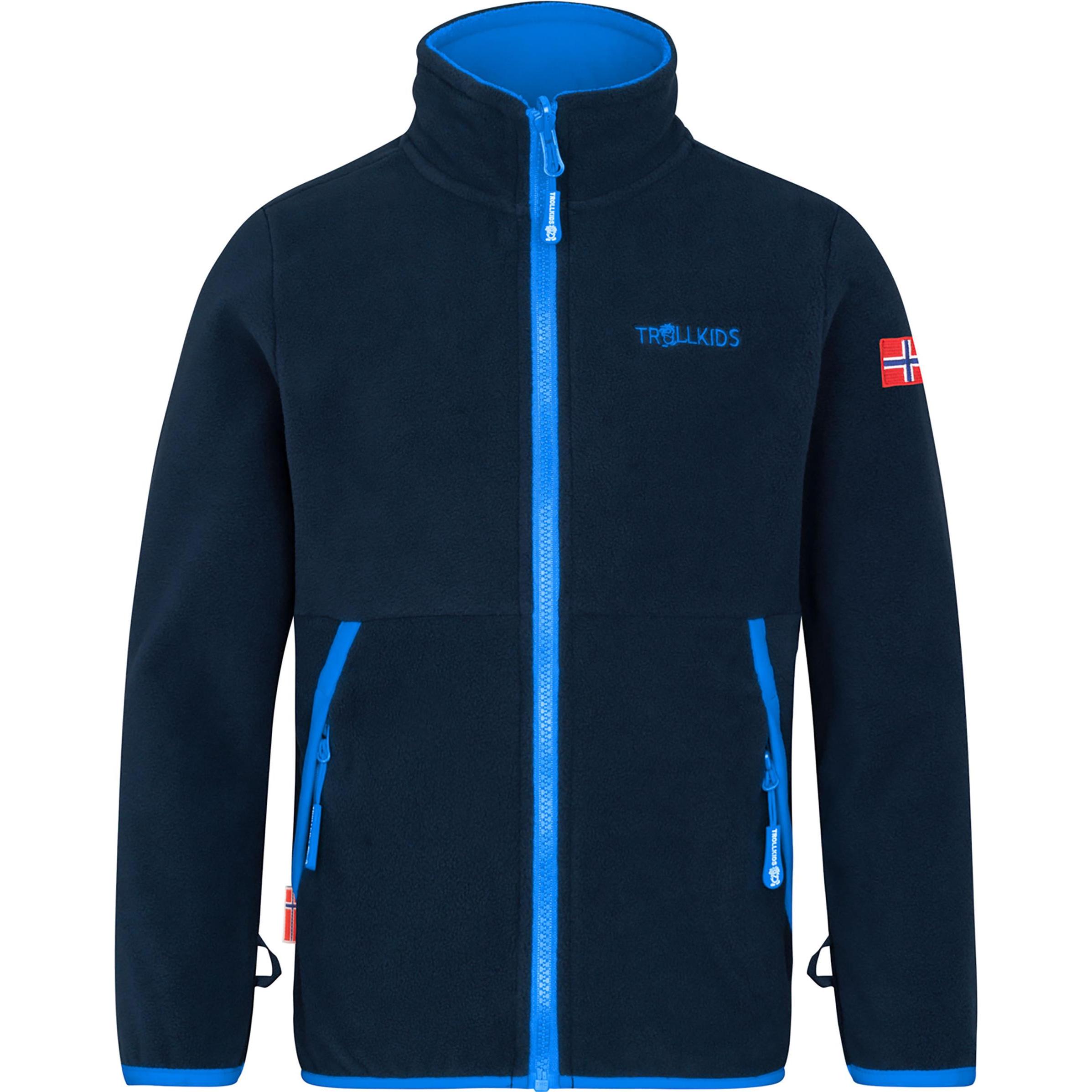 Trollkids, Jungen, Jacke, Kid's Storfjord Jacket (176), Blau, 176