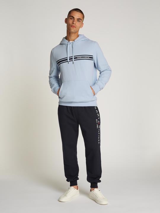 Produktbild Tommy Hilfiger Felpa con Cappuccio e Striscia Centrale (M)