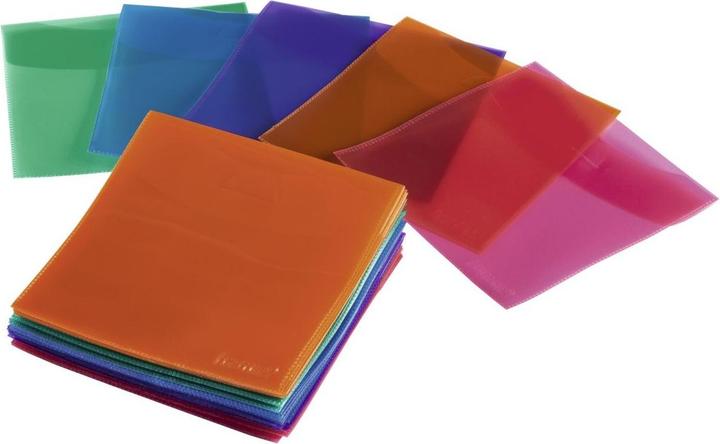 Image du produit Hama 1x50 CD-ROM/DVD-ROM Manchons colorés