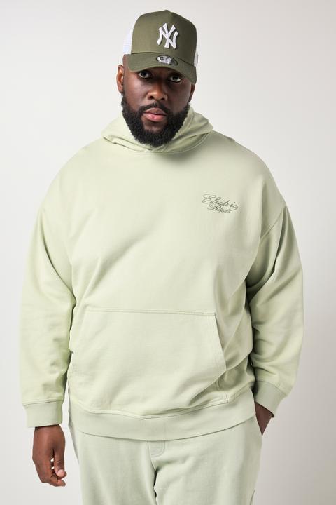 Produktbild Sthuge Hoodie, oversized, Rücken-Print, Vintage Look (L)