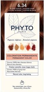 Phyto Colore permanente per capelli 634 Biondo Scuro con Pigmenti Vegetali (634 Biondo scuro)