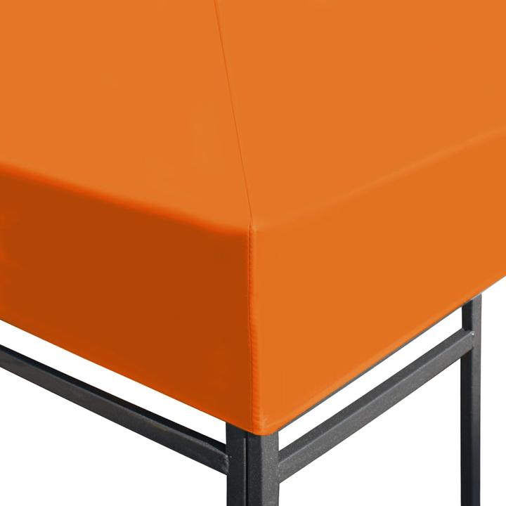 Actual product image vidaXL Pavilion roof 310 g/m² 3x3 m orange (300 cm, 300 cm)