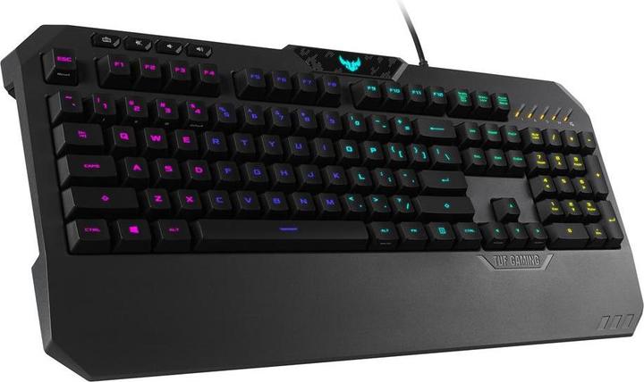 Actual product image ASUS Tas TUF K1 Gaming Keyboard french. Layout (IT, Cable)