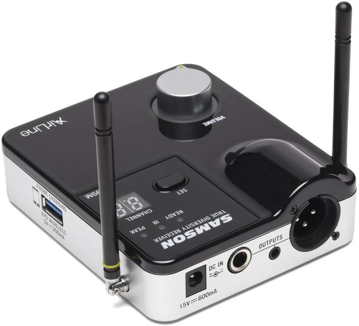 Actual product image Samson Airline 99m AH9 Fitness Headset, transducer principle