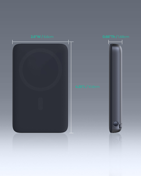 Actual product image Aukey MagFusion (6700 mAh, 20 W)