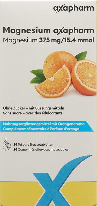 Actual product image Magnesium Vital Brausetablette 375 mg (24 Piece, Effervescent tablet, 207 g)