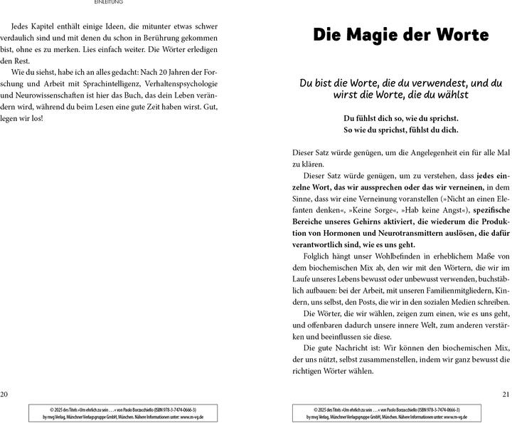 Produktbild »Um ehrlich zu sein …« (Deutsch, Paolo Borzacchiello, 2024)