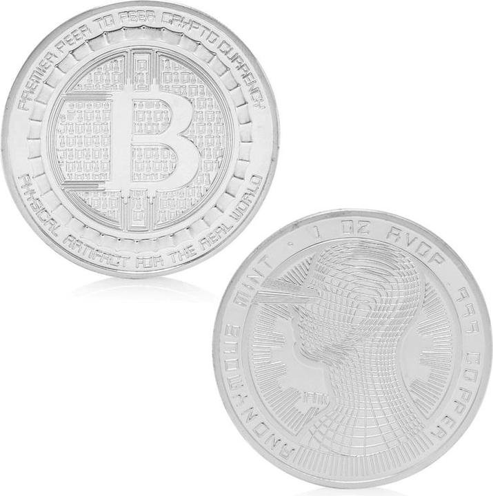 Produktbild JTI Versilberter BitCoin