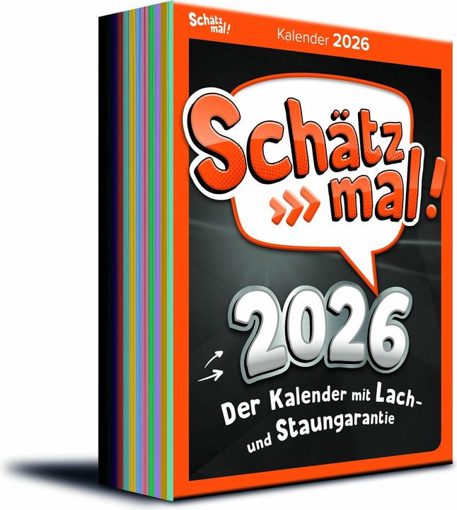 Produktbild Schätz mal! Abreisskalender 2026