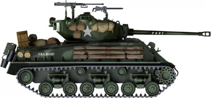 Actual product image Italeri M4A3E8 Sherman