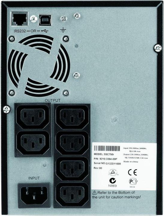Actual product image Eaton 5sc1500i (1500 VA, 1050 W, Line-interactive UPS)