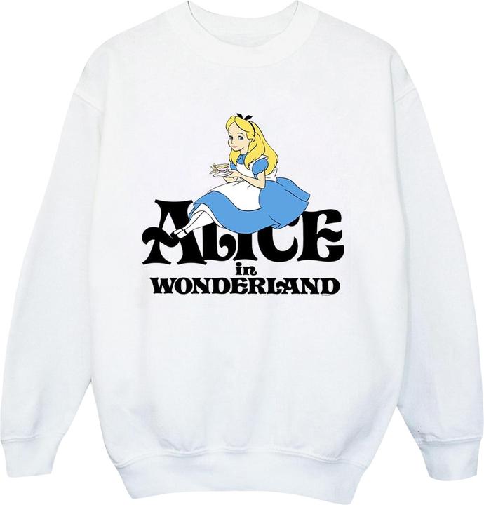 Produktbild Disney Jungen Alice im Wunderland Teetrinker Klassisches Sweatshirt (104)