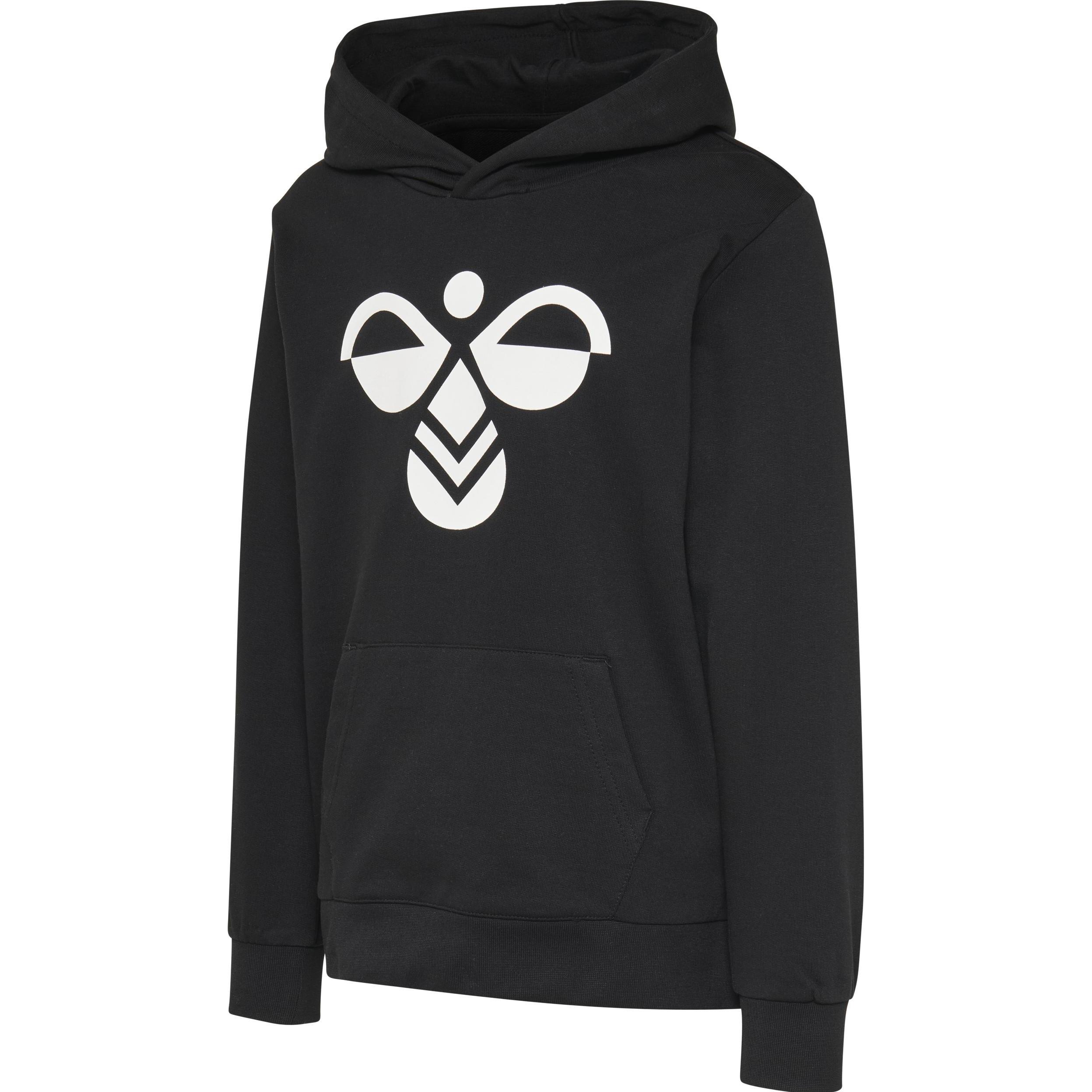 hummel, Unisex, Pullover, Hmlcuatro Hoodie, Schwarz, (122)