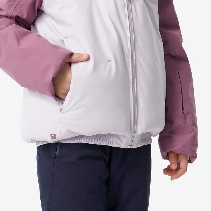 Produktbild Wedze Skijacke Kinder wattiert warm wasserdicht - Piste 500 rosa (140)