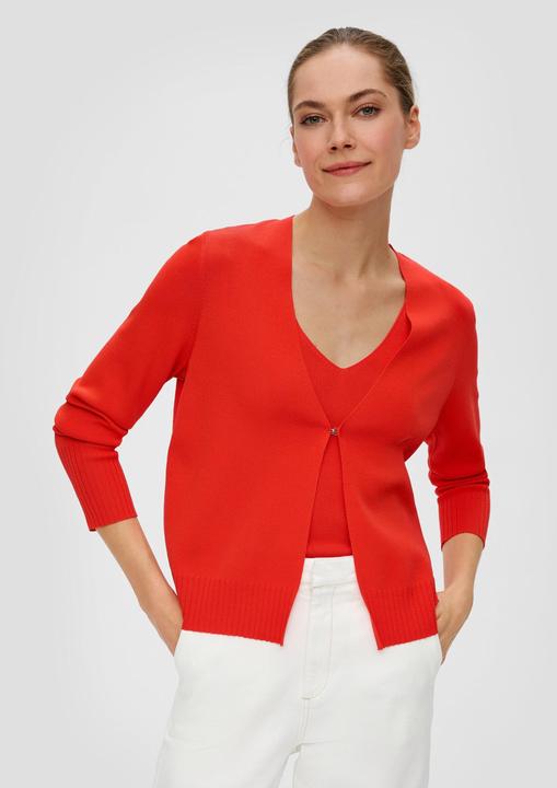 Produktbild s.Oliver Strickjacke Strickjacke aus Viskosemix (36)