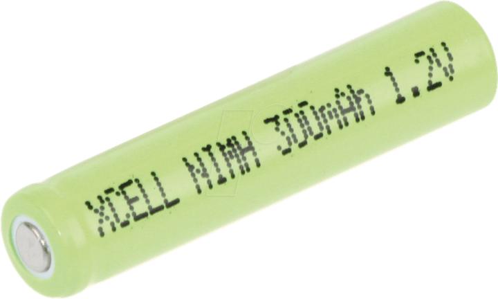 Produktbild XCell Spezial-Akku Mini (AAAA) Flat- (1 Stk., AAAA, 300 mAh)