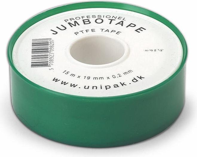 Unipak TEFLON TAPE JUMBO 10MX19MM (19 mm)
