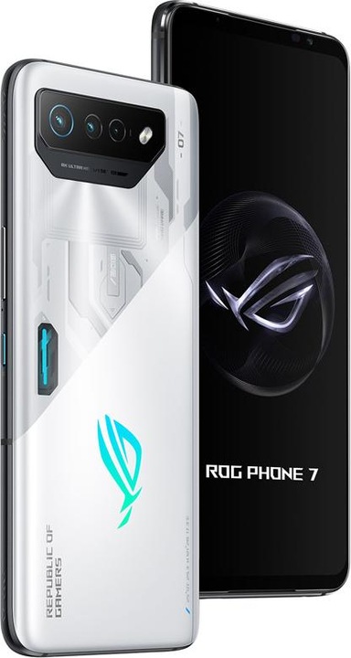 Produktbild ASUS ROG Phone 7 (512 GB, Storm White, 6.78", Dual SIM, 50 Mpx, 5G)